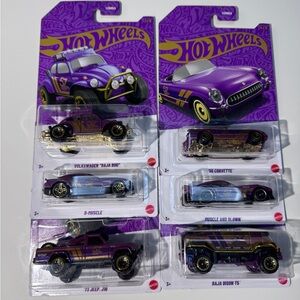 Hot Wheels 2025 Pearl&Chrome 57 Anniversary complete set